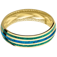 10K Yellow Gold + Polish Finish