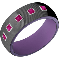 Zirconium + Machine Finish + Wild Purple