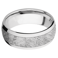 14K White Gold + Polish Finish