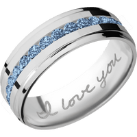 18K White Gold + Polish , Polish Finish