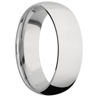 14K White Gold + Polish Finish + Cobalt Chrome