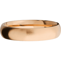 18K Rose Gold + Satin Finish