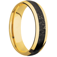 18K Yellow Gold + Polish Finish