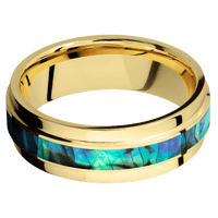 10K Yellow Gold + Polish , Polish Finish