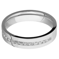 14K White Gold + Polish Finish