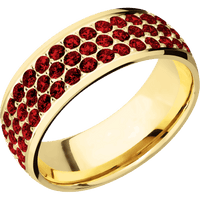 18K Yellow Gold + Polish Finish