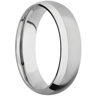 18K White Gold + Satin Finish