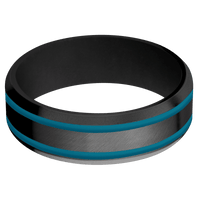 Zirconium + Anglesatin , Bead Finish + Black