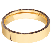 10K Yellow Gold + Polish Finish