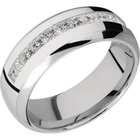 14K White Gold + Polish , Polish Finish