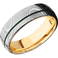 Flattwist + Polish Finish + 14K Yellow Gold