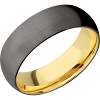 Tantalum Noir + Satin Finish + 14K Yellow Gold