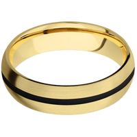 18K Yellow Gold + Satin Finish