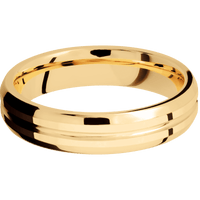 18K Yellow Gold + Polish , Polish Finish