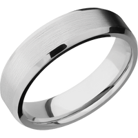 10K White Gold + Satin , Polish Finish