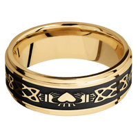 10K Yellow Gold + Polish , Polish Finish