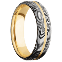Marble + Acid Finish + 10K Yellow Gold