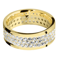 14K Yellow Gold + Polish Finish