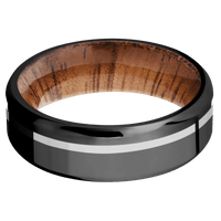 Zirconium + Polish , Polish Finish + Koa