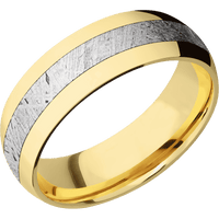 18K Yellow Gold + Polish Finish