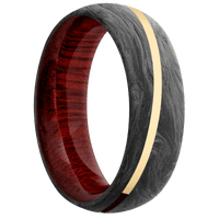 Forged Carbon Fiber + None Finish + Blood Wood