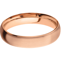 18K Rose Gold + Satin Finish