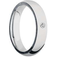 10K White Gold + Polish Finish