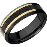 Zirconium + Polish , Satin Finish
