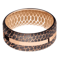 Superconductor Noir + Beadetched , Beadetched Finish + 14K Rose Gold