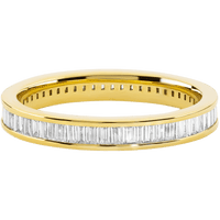 18K Yellow Gold band with 64 Baguette Lab Grown Diamond having TCW-1.28