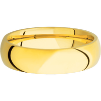 18K Yellow Gold + Polish Finish