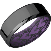 Zirconium + Polish , Polish Finish + Wild Purple