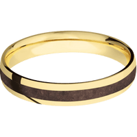 14K Yellow Gold + Polish Finish