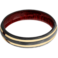 Forged Carbon Fiber + None Finish + Blood Wood