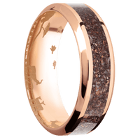 14K Rose Gold + Polish , Polish Finish