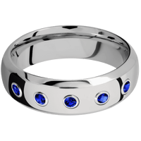14K White Gold + Polish , Polish Finish