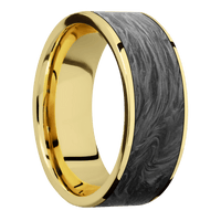 14K Yellow Gold + Polish Finish