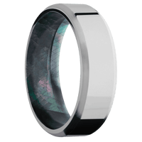 Platinum + Polish , Satin Finish + Black Mother of Pearl