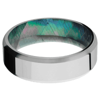 Platinum + Polish , Satin Finish + Black Mother of Pearl
