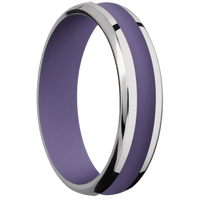 Titanium + Polish , Polish Finish + Bright Purple