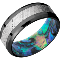 Zirconium + Polish , Polish Finish + Abalone