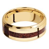 10K Yellow Gold + Polish , Polish Finish