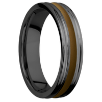 Zirconium + Hammer , Polish Finish
