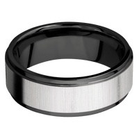 Zirconium + Crosssatinsilver , Polish Finish