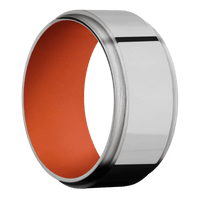 Titanium + Polish , Satin Finish + Hunter Orange