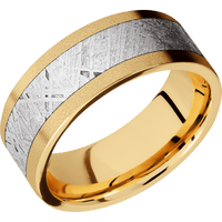 10K Yellow Gold + Sand Finish