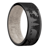 Zirconium + Satin Finish + Antler