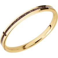 10K Yellow Gold + Polish Finish