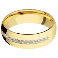 10K Yellow Gold + Polish Finish