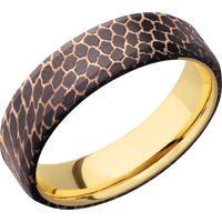 Superconductor Noir + Beadetched , Beadetched Finish + 18K Yellow Gold